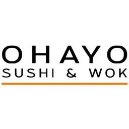 Ohayo Sushi & Wok logo.